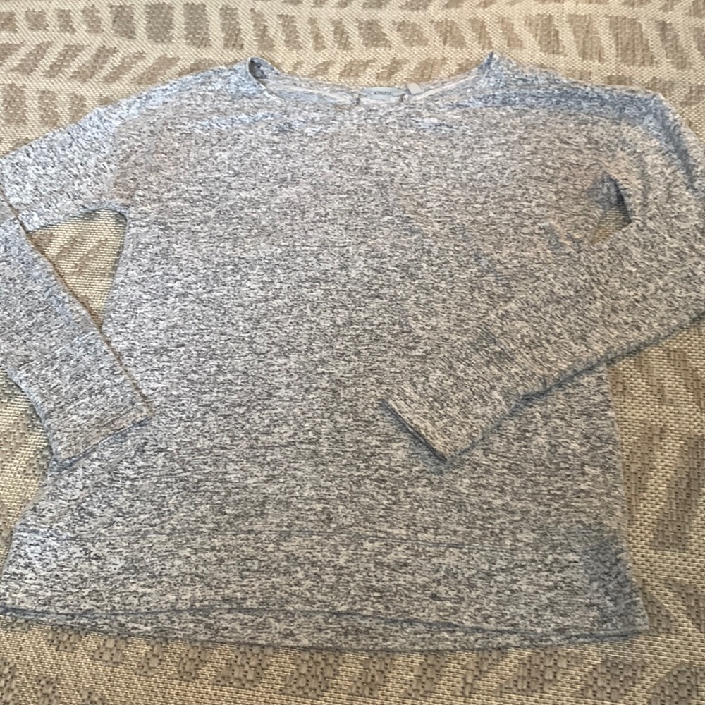Athleta Heathered Long Sleeve w/ Open Back